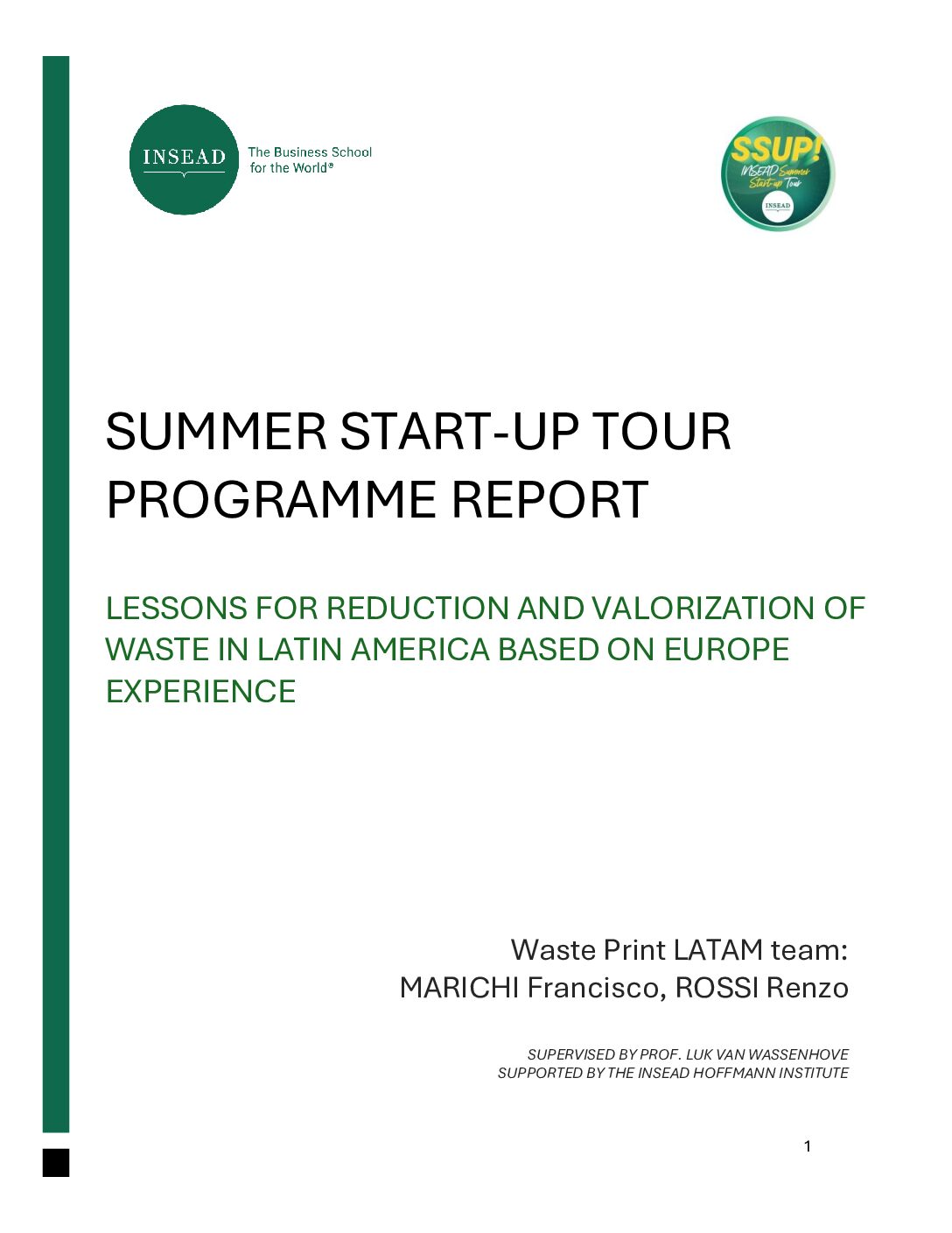 Lessons for reduction and valorization of waste in Latin America based on Europe experience